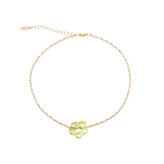 Kette Blossom Olive
