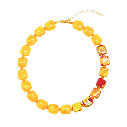 Perlenkette Honey Cubes