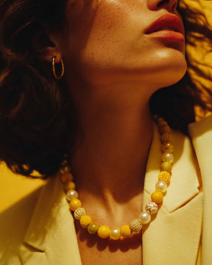 Perlenkette Greek Honey