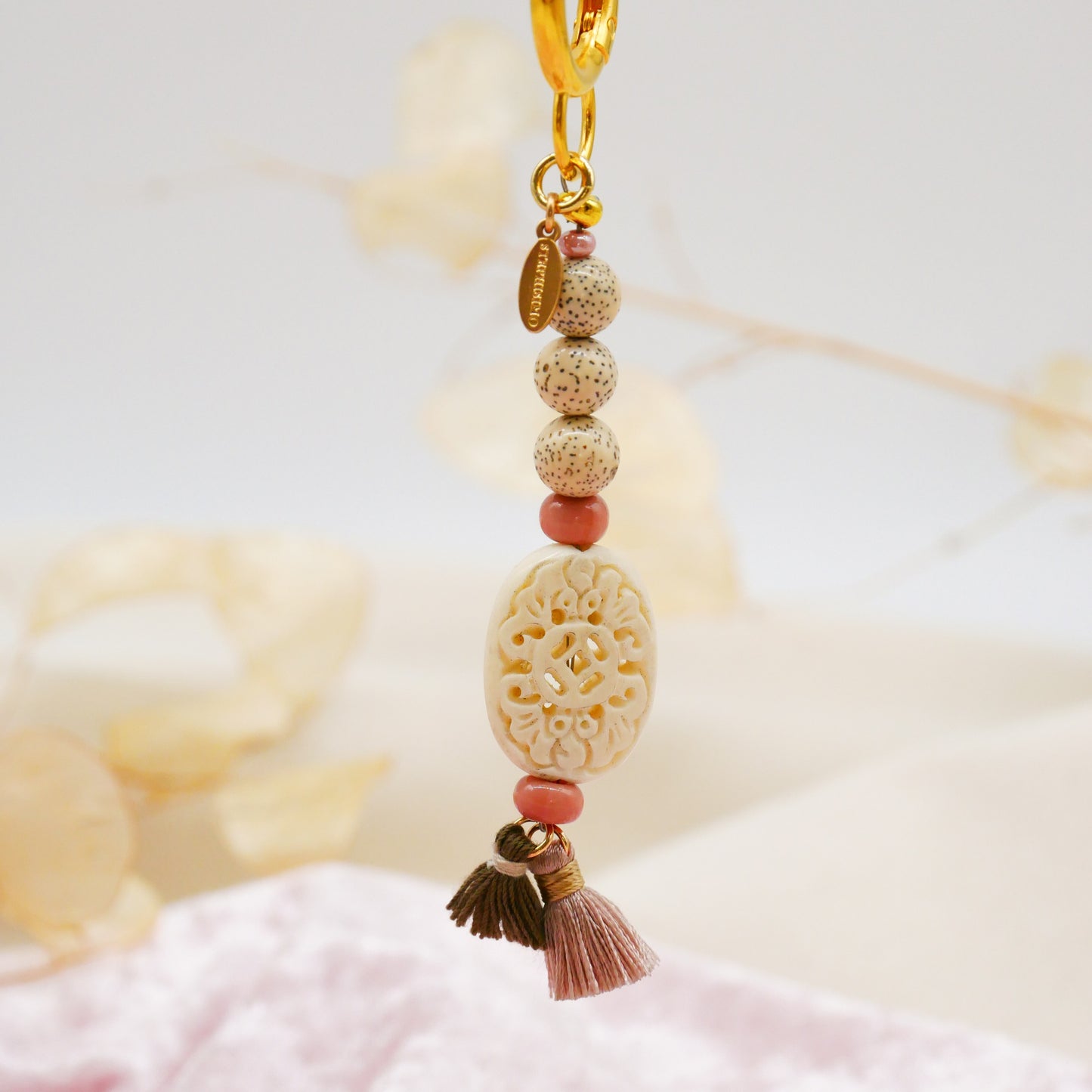 Bag Charm Ivory