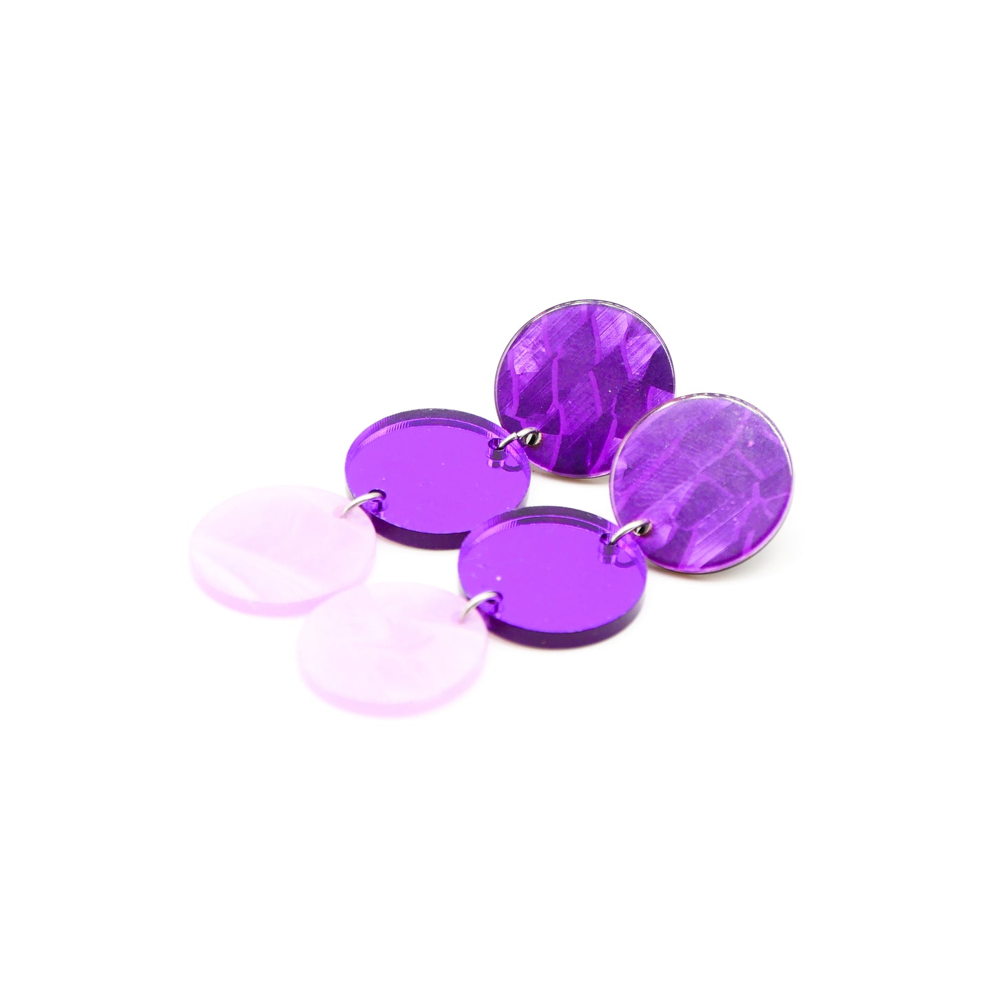 Ohrringe Purple Rhythm