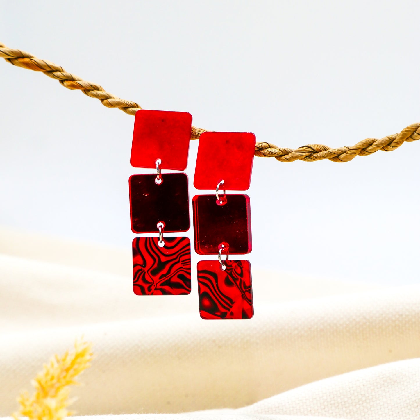 Ohrringe Red Essence