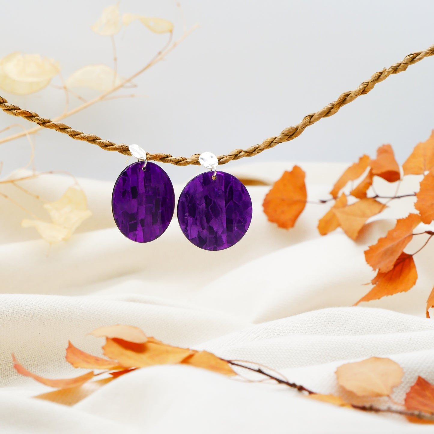 Ohrringe Purple Orbit