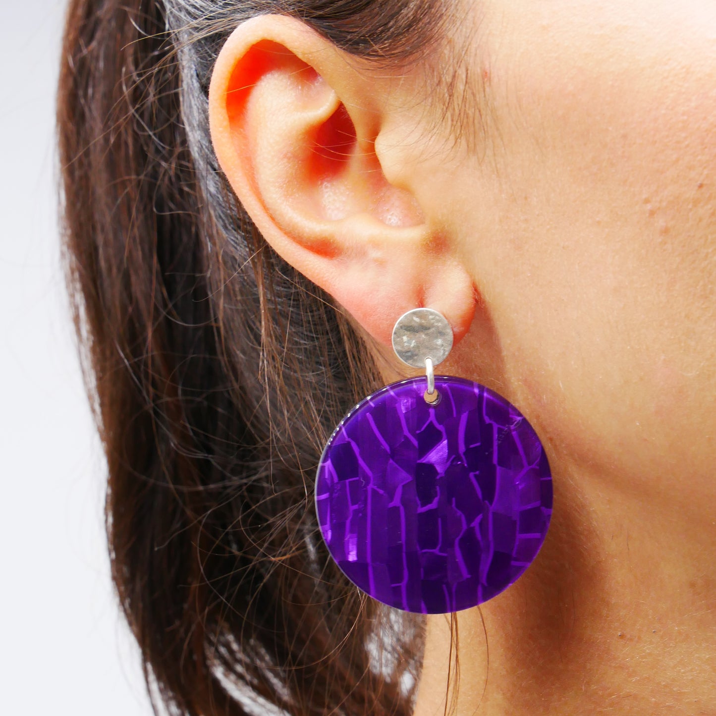 Ohrringe Purple Orbit