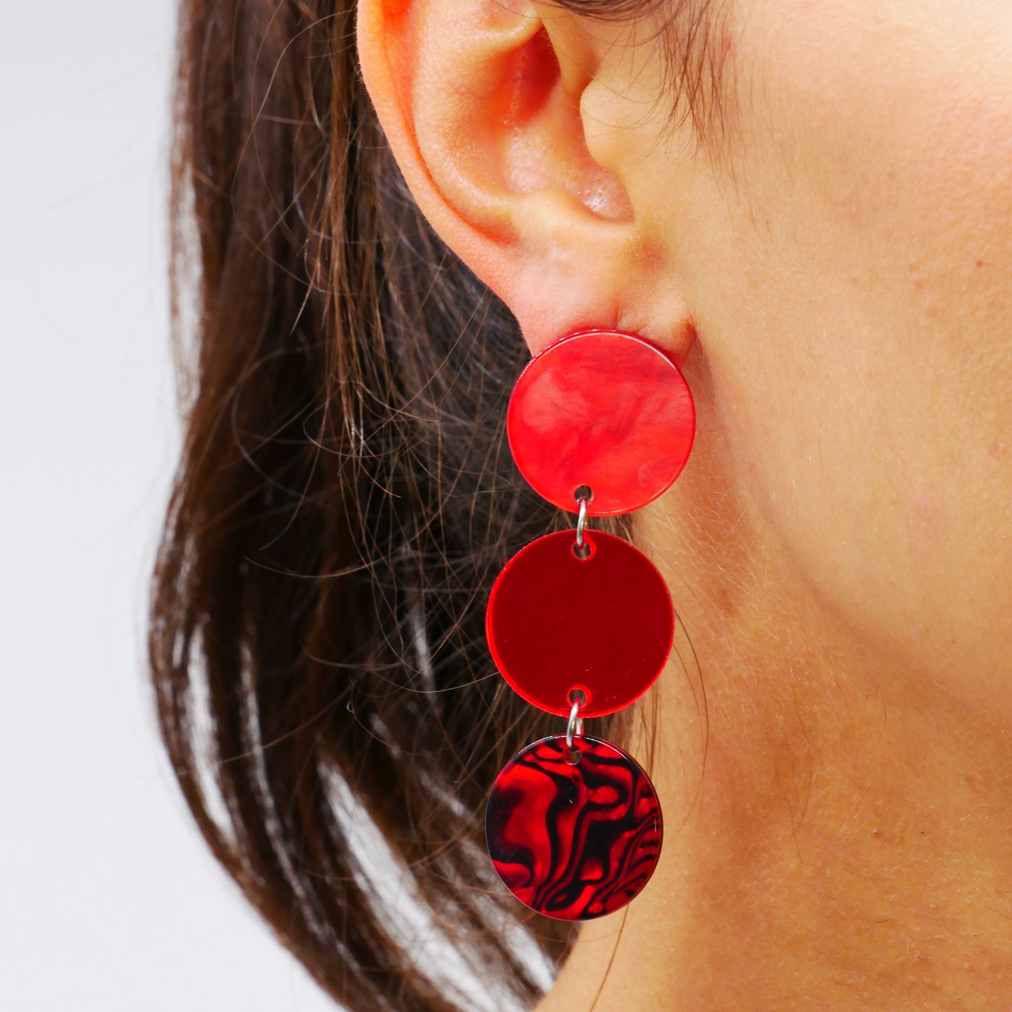 Ohrringe Red Rhythm