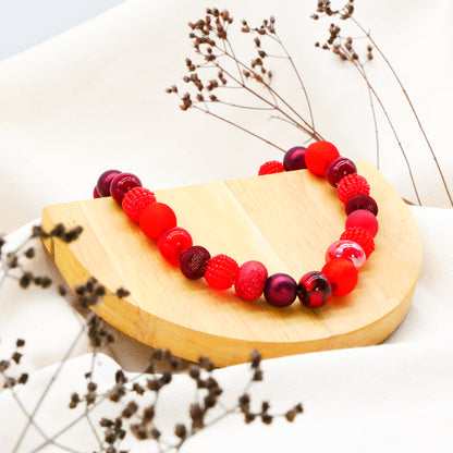 Perlenkette Red Secrets