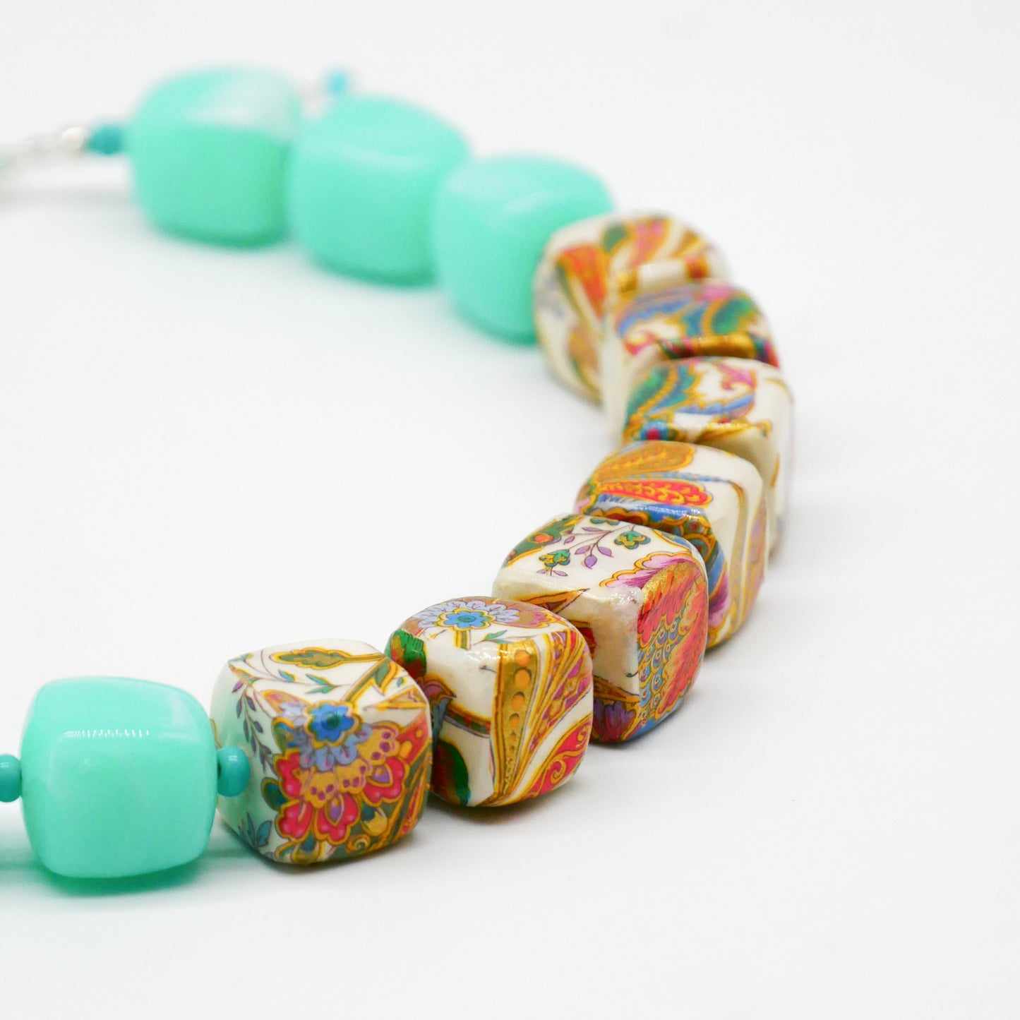 Perlenkette Ocean Cubes