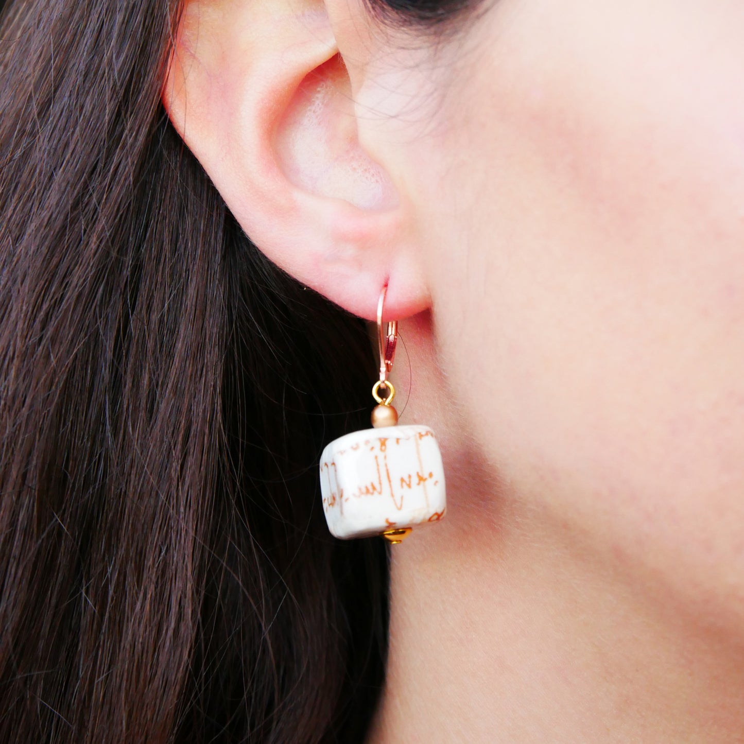 Ohrringe Tangerine Cubes