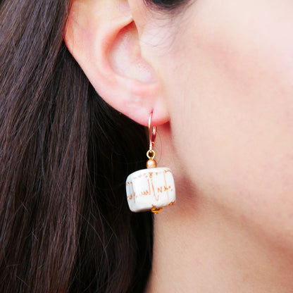 Ohrringe Tangerine Cubes