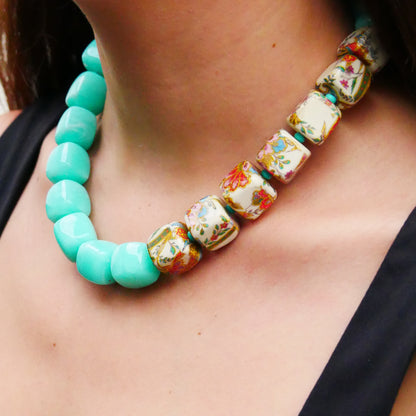 Perlenkette Ocean Cubes