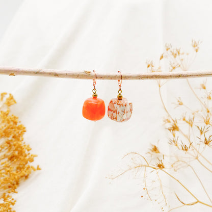 Ohrringe Tangerine Cubes