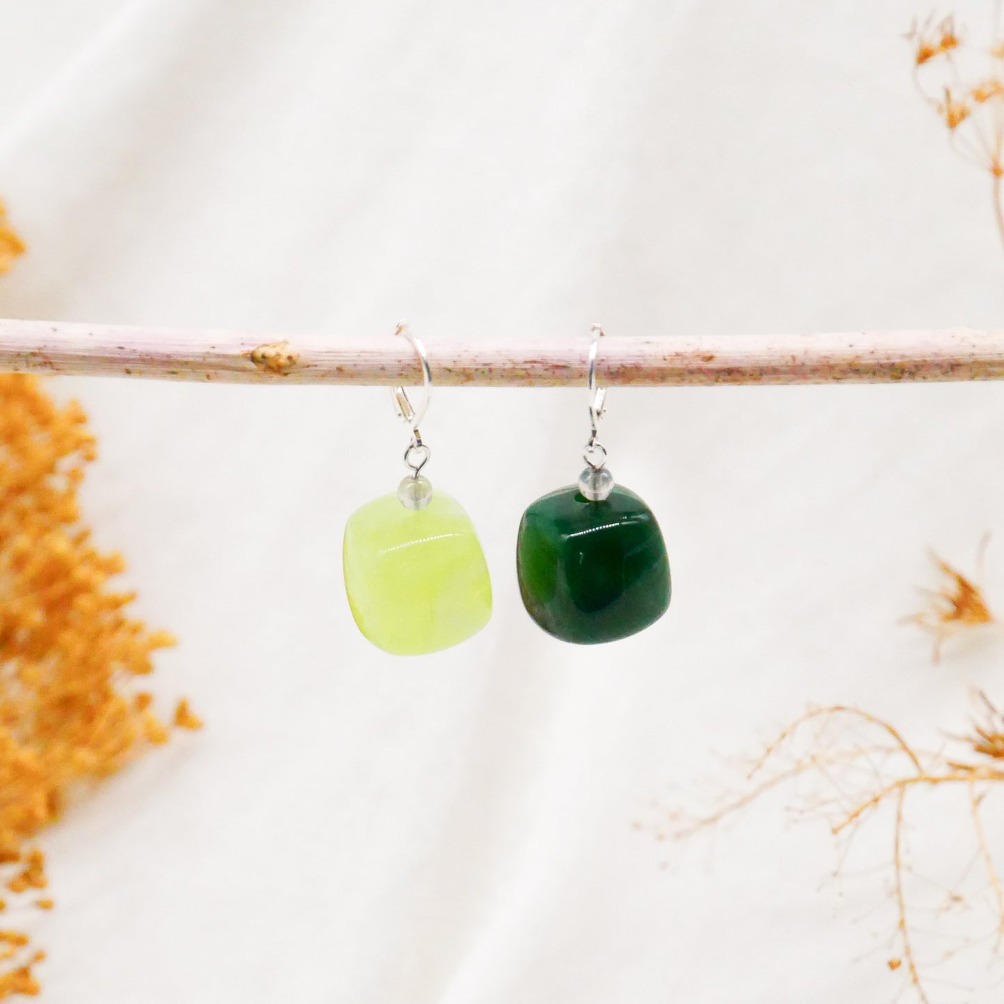 Ohrringe Lime Cubes