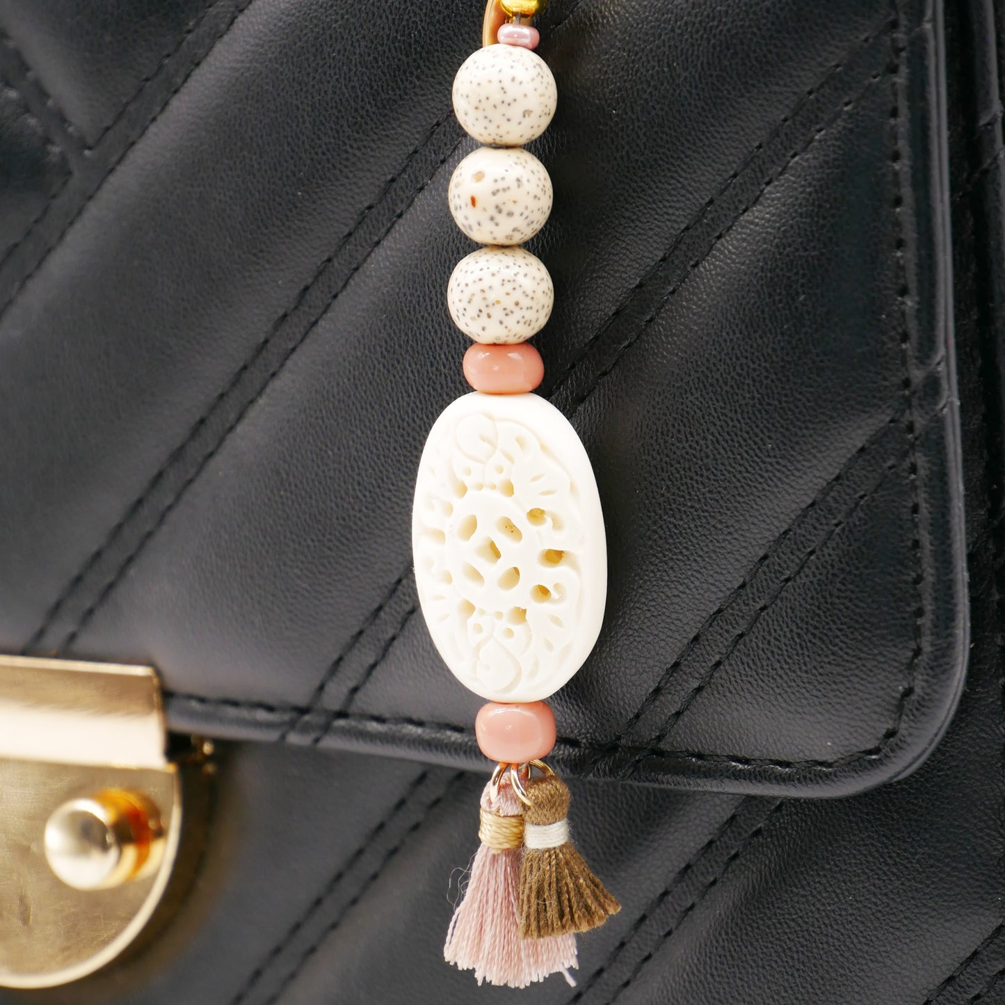 Bag Charm Ivory