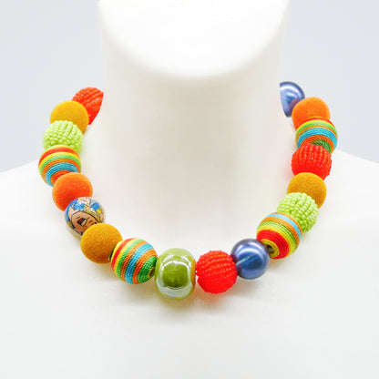 Perlenkette Multicolor