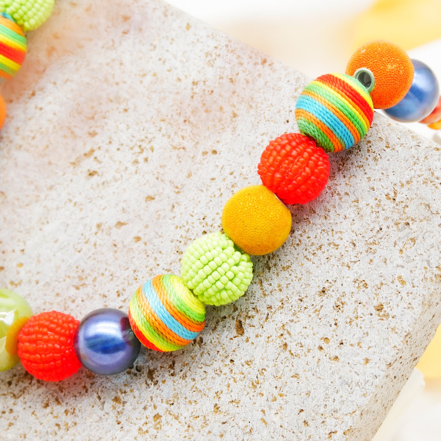 Perlenkette Multicolor