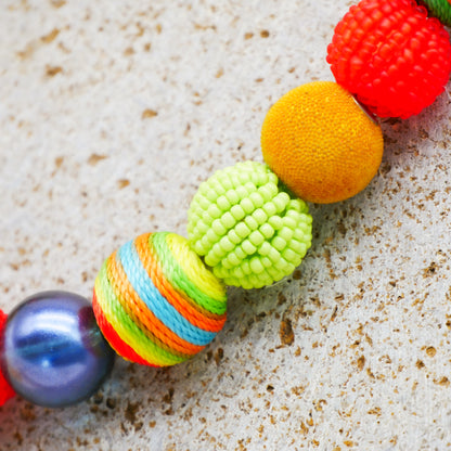 Perlenkette Multicolor
