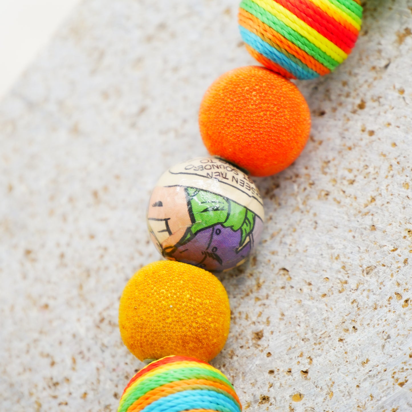 Perlenkette Multicolor