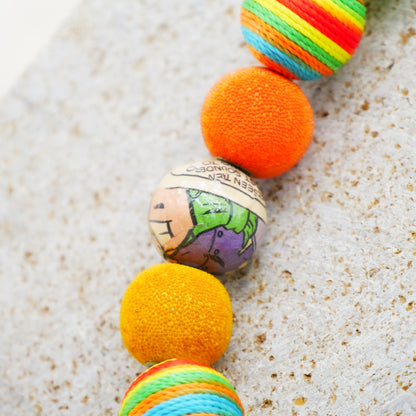 Perlenkette Multicolor