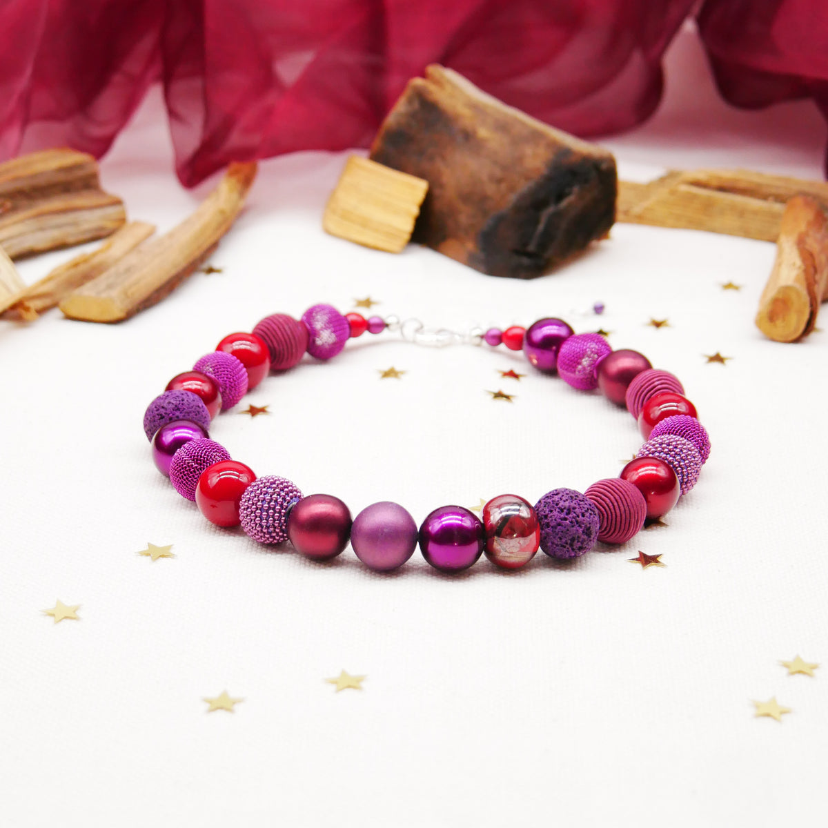 Perlenkette Cranberry Crush