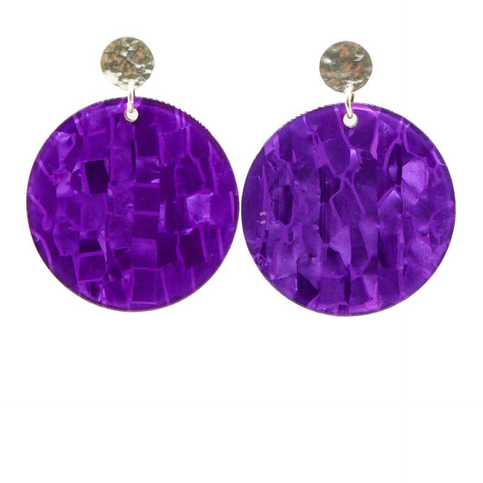 Ohrringe Purple Orbit