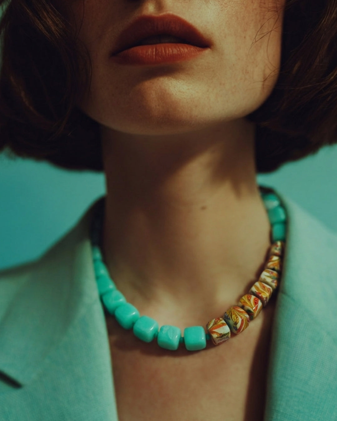 Perlenkette Ocean Cubes