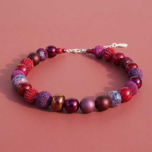 Perlenkette Cranberry Crush