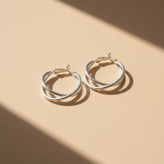 Ohrringe Celestial Lines Silver