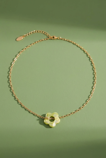 Kette Blossom Olive