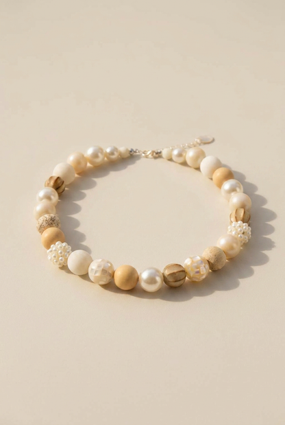 Perlenkette Off-White Dream