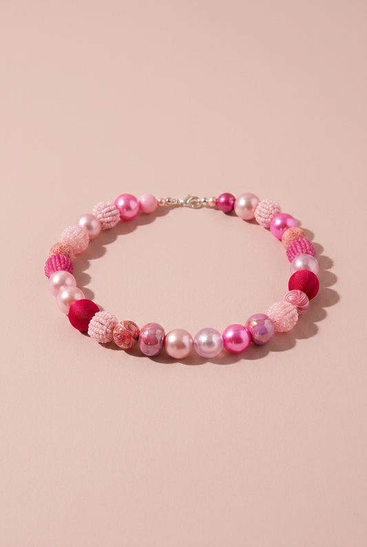 Perlenkette Passionfruit Pink