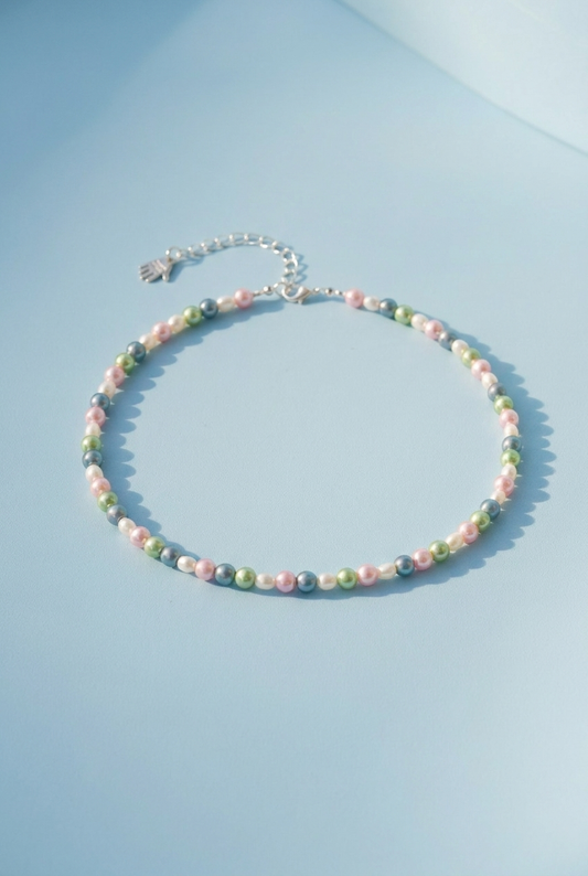 Perlenkette Rainbow Pearls
