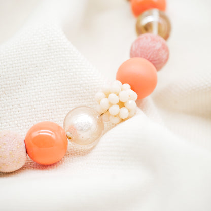 Perlenkette Peach Bloom