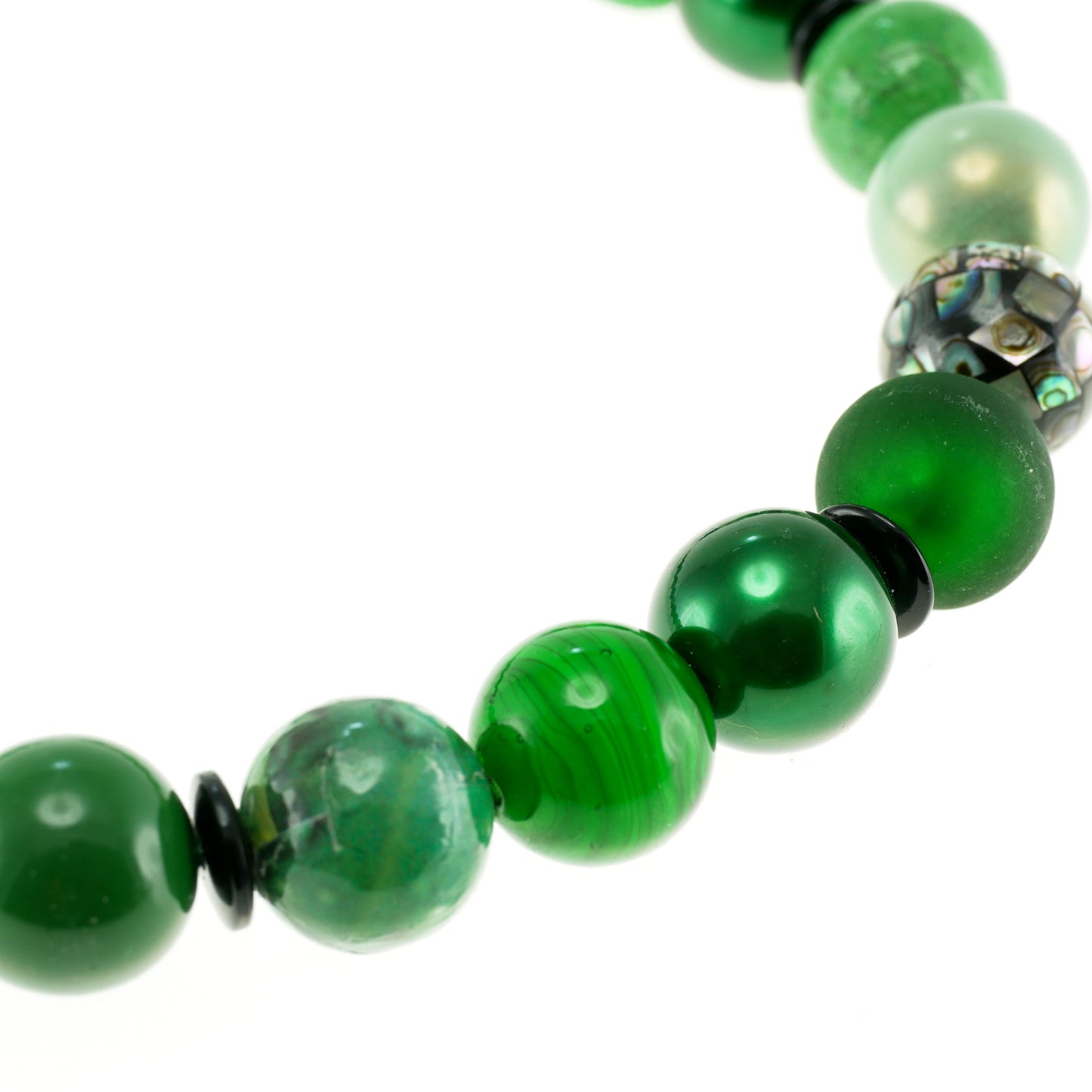 Perlenkette Tropical Green