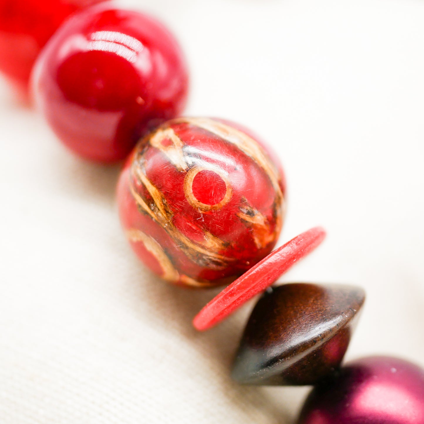 Perlenkette Cherry Kiss