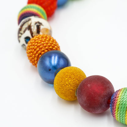 Perlenkette Multicolor
