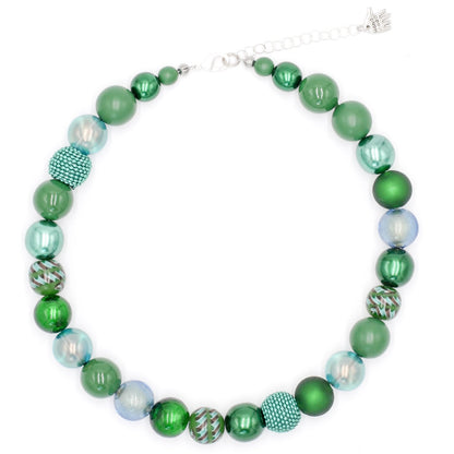 Perlenkette Opal Green